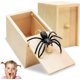 thumbnail image 1 of Caja sorpresa de araña de 2 piezas, caja de araña, caja de broma de araña, caja de araña, caja de araña falsa, juguete de broma de araña, para Halloween, Día de los inocentes, niños y adultos, 1 of 5