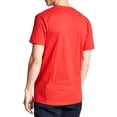 thumbnail image 5 of Fila Men's Stacked Tee Shirt Chinese Red-White-Navy lm163xf4-622, 5 of 5