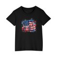 thumbnail image 4 of GERsome Kids American Flag Shirts Toddler Boys Girls 4th of July T-Shirts Summer Patriotic Tee Tops Independence Day Short Sleeve, 5-6 Years, 4 of 4