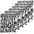thumbnail image 1 of IDEANATEGRATE Pegatinas Adhesivas De Letras Alfabeto Multi Color Para Señalización En Tablones Y, 1 of 6