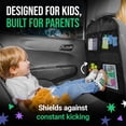 thumbnail image 6 of Todays Kids 2 Pack Kick Mats Back Seat Protector - Backseat Car Organizer for Kids, Car Storage Organizer, Back Seat Cars Organizers, Cars Organizers Backs Seats, Travel Accessories, 4 Pockets, 6 of 8