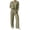 Army Green_2, variant on Lzobxe Sets for Women Ribbed Knit Hooded Loungewear Set Featuring Long-sleeved Button down Collar Top and Trousers Casual Suitable for Everyday Wear,Size S-3XL