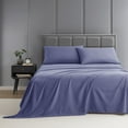 thumbnail image 6 of Nestl Twin Sheets Sets, 3 Piece Instantly Soft, Deep Pocket Twin Bedding, Soft Microfiber Kids Bedding Set, Steel Blue, 6 of 10