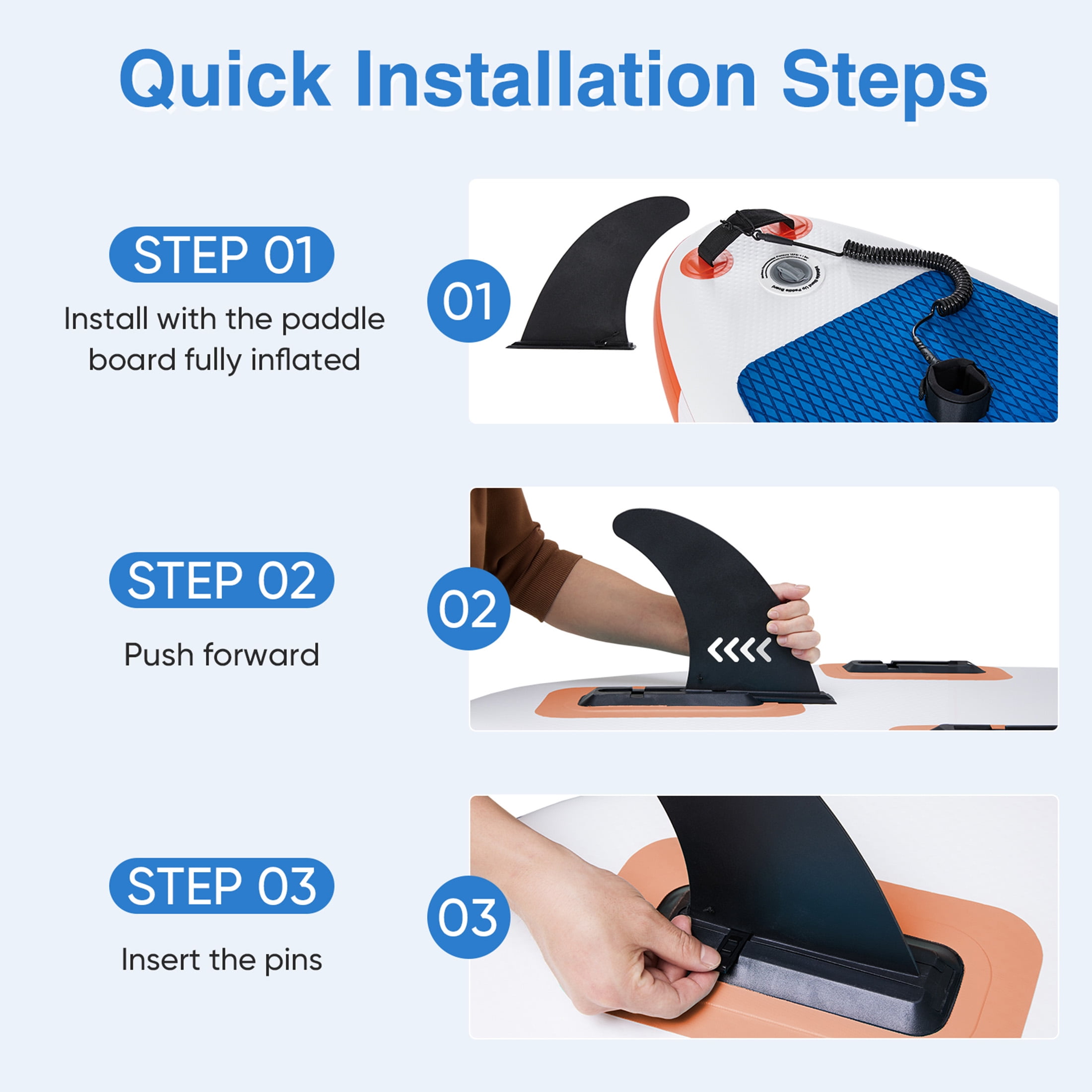 Edx Inflatable Stand Up Paddle Boards 10 ft 5 in with