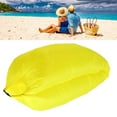 thumbnail image 4 of Floating Lounger Chair, Yellow Fabric Waterproof Inflatable Lounger Couch Foldable  For Camping For Beach For Hiking For Parks, 4 of 8