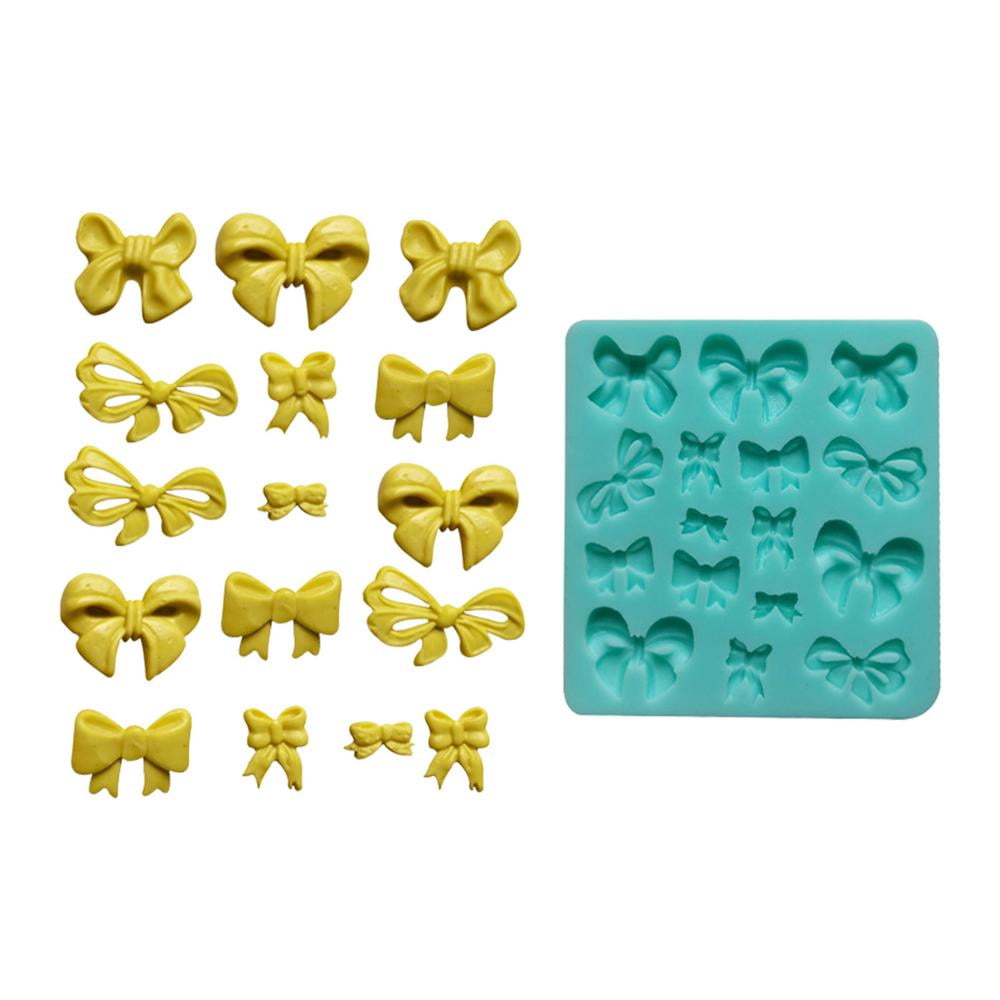 3D Silicone Mold Butterfly Bowknot Fondant Cake Decor Chocolate Baking Tool DIY