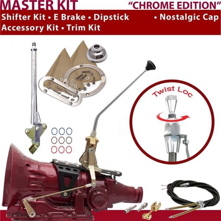 American Shifter 727 Shifter Kit 12 in. E Brake Cable Trim Kit Dipstick for D8728