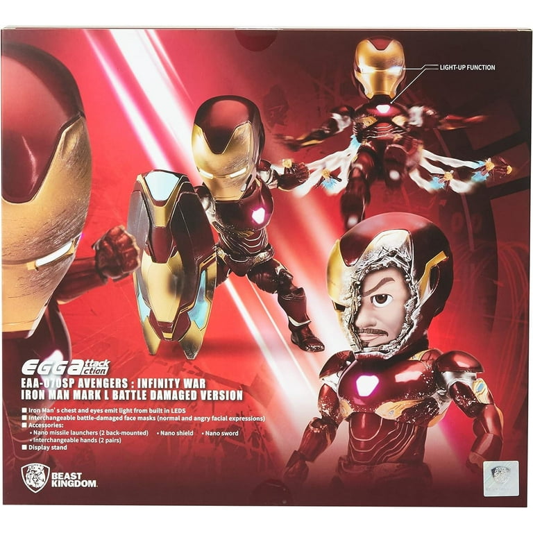 Marvel Avengers Egg Attack Action Figure Iron Man Mark 50 Battle