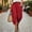 Red, variant on BUIGTTKLOP Womens Summer Capris Casual Cotton Linen Pants Baggy Elastic Waist Capri Pants with Pocket