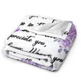 thumbnail image 2 of LHSHID To My Best Friend Throw Blanket Soft Fuzzy Fleece Blanket For Couch Bed Living Room Decoration 40x50in, 2 of 6