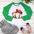 thumbnail image 4 of RKSTN Chandail en Molleton pour Femmes Noël Col Rond Père Noël Imprimé Chandail en Molleton Manches Longues Pactchwork Blouse Régulière, 4 of 5