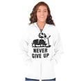 thumbnail image 4 of Never Give Up Rhino to Unicorn Gym Zip Up Hoodie Men's Women's Brisco Brands X, 4 of 6