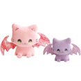 thumbnail image 2 of 1pc 30/40cm Cute Cat With Cherry Blossoms Bat Wings Plush Toy Creative Stuffed Animal Doll Kids Girls Best Gifts Home DecorPurple30cm Deng Xun unisex, 2 of 2