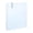 White, variant on OCCOKO 3 Hole D Ring Thick PP Plastic File Folder Large Capacity Refillable Loose Organizer For Documents Students Notes DIY Scrapbooking & Stamp Storage, Purple