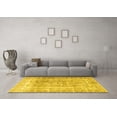 thumbnail image 3 of Ahgly Company Machine Washable Indoor Rectangle Persian Yellow Traditional Area Rugs, 2' x 4', 3 of 4