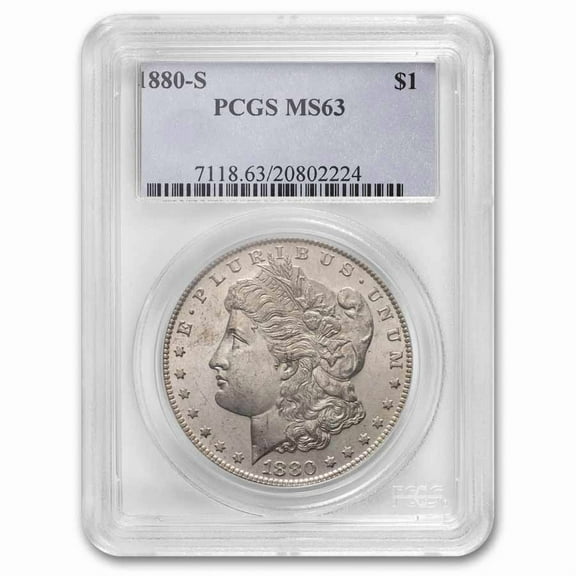 1880-S Morgan Dollar MS-63 PCGS
