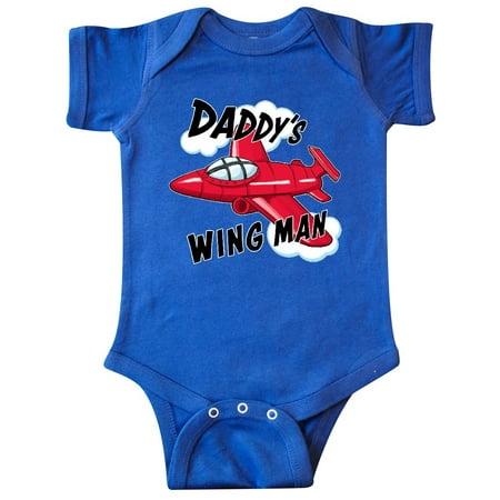 

Inktastic Daddys Wingman for fathers day Gift Baby Boy or Baby Girl Bodysuit
