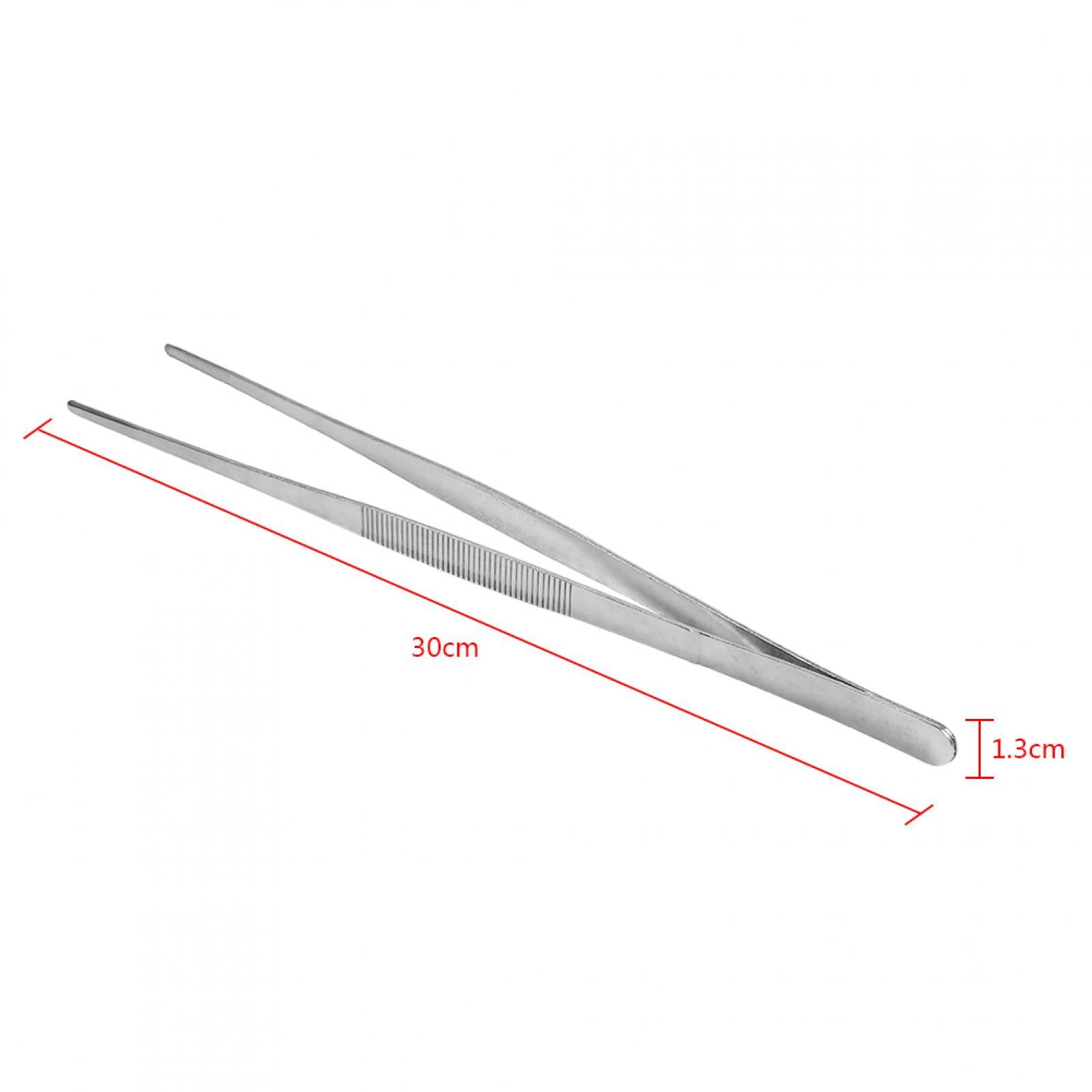 Kanda Chef Tongs Stainless Steel Special Sharp Plating Tweezers 8.25 (210mm) Stainless Steel