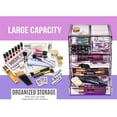 thumbnail image 4 of Sorbus Cosmetics Makeup and Jewelry Big Storage Case Display - Stylish Vanity, Bathroom Case (3 Large, 4 Small Drawers, Purple), 4 of 10