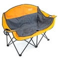 thumbnail image 1 of Creative Chaise de Camp de Luxe pour Distributeur Extérieur, Cadre en Acier et Tissus en Polyester, Se Plie Compacte, Sac de Rangement Inclus (Porte-Gobelet + 2 Personnes, Orange), 1 of 4