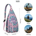 thumbnail image 4 of Sacred Geometry Sling Backpack - Spiritual Symbol Print Crossbody Bag, Fashionable Aesthetic for Students, 4 of 4