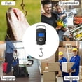 thumbnail image 4 of Portable Electronic Scale, Electronic Crane Scale with Hook with Backlit LCD Display, MAX 50 kg / 110 lb Tare Function, For Travel, Fishing and Outdoo, 4 of 5