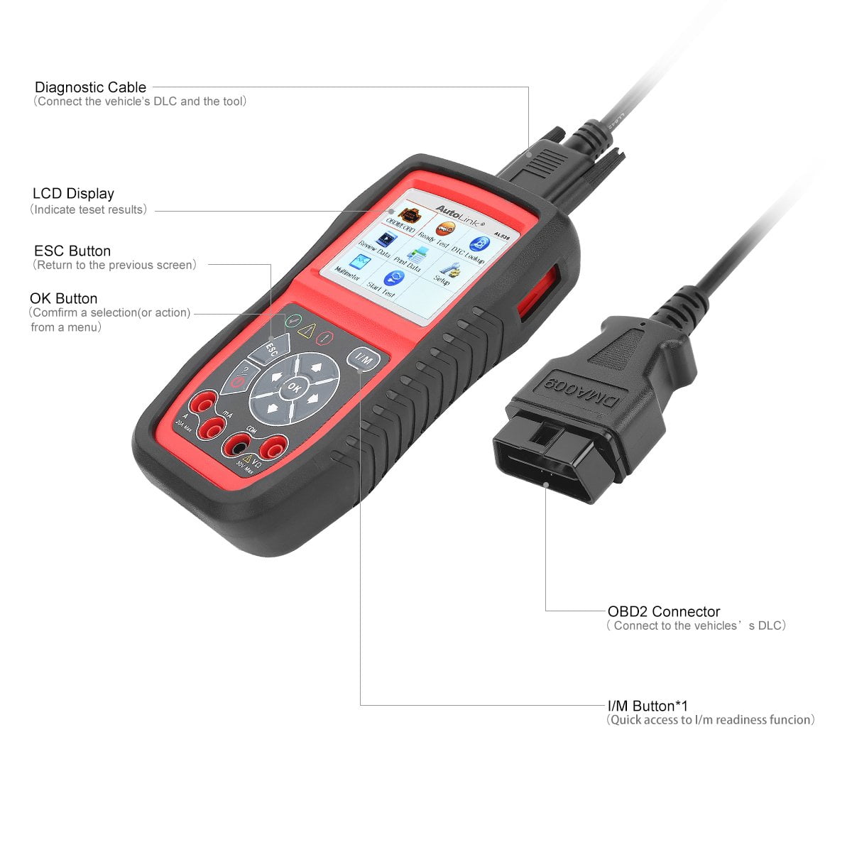 Autel Autolink Al539 Obd2 Electrical Test Tool Professional Odb2 Automotive Code Reader Walmart Com Walmart Com Autel Autolink Al539 Obd2 Electrical Test Tool Professional Odb2 Automotive Code Reader Walmart Com Walmart Com