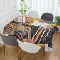 thumbnail image 2 of Yayeee Tablecloths 54" x 54" Rectangle Wrinkle Resistant Party Table Cover, Bright Skeleton, 2 of 8