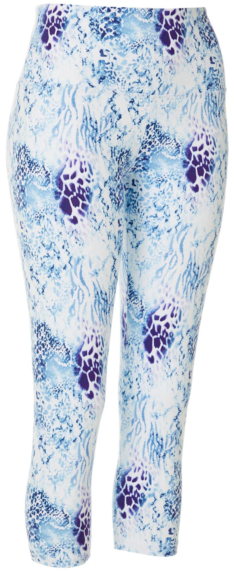 Khakis & Co. Khakis & Co Womens Animal Print Capri Leggings Walmart