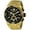 Gold Tone/Black, variant on 26 mm Mens Pro Diver Quartz Chronograph Black Dial Watch