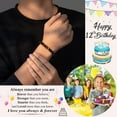 thumbnail image 2 of Happy Birthday Bracelet for Boys Him Men, 10 11 12 13 14 15 16 17 18 19 20 21 Year Old Boy Birthday Gifts Ideas for Teens Teenager 12th 11th {件数}, 2 of 4