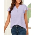 thumbnail image 4 of Blusa De Manga Corta,Blusa De Manga Corta De Jacquard Blusa De Manga Con Volantes De Jacquard Blusa De Jacquard Top Tecnología Avanzada, 4 of 6