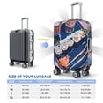 thumbnail image 4 of Hirioo Colorful Sushi Food Art for Elasticity Suitcase Cover (No luggage Included) Durable Luggage Protector Fits 18-32 Inch Luggage-X-Large, 4 of 7