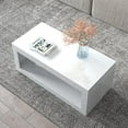thumbnail image 3 of Paris Modern 47" Coffee Table - White, 3 of 5