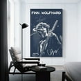 thumbnail image 2 of Actor Finn Wolfhard Signed Valentines Day Gift Poster Prints Canvas Wall Art for Trendy Dorm Room Decor Aesthetic Gift, 2 of 7
