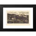 thumbnail image 2 of Odilon Redon 14x11 Black Modern Framed Museum Art Print Titled - Fear (Fear) (1865), 2 of 5