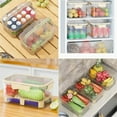thumbnail image 4 of Jierger A Must Have for Picnics! Outdoor Portable Double Layer Fresh Keeping Box with Ice Box Mobile Small Refrigerator Lunch Box Fruit Box Portable Outing Keep Food Fresh!, 4 of 6