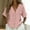 Pink, variant on Cotton Linen Shirt V Neck Blouses for Women Loose Lace Embroidery Button Down Blouse Top Skin-friendly Short Sleeve Shirt Elegant Summer Top Pure Dressy Casual Shirt Blue S Summer Sales Under $5
