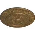 thumbnail image 3 of Ekena Millwork 26 5/8"OD x 2 1/4"P Christopher Ceiling Medallion, Hand-Painted Rubbed Bronze, 3 of 5
