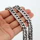 thumbnail image 5 of Minnieouse Cadena de eslabones de plata pulida pesada para hombres y mujeres fácil de combinar con otros accesorios Cadena de eslabones cubanos Ropa, zapatos y accesorios Miscelánea, 5 of 6