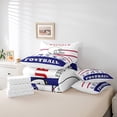 thumbnail image 5 of Erosebridal 7-Pcs Football Bedding Set, Twin Size Comforter Set with Sheets and Pillowcase, 7-Pcs Soft Lightweight Bed in a Bag,American Football Bed Set, Rugby(Buffalo), 5 of 5