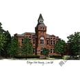 thumbnail image 1 of Michigan State University  Linton Hall  Campus Images Lithograph Print, 1 of 1