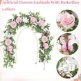 thumbnail image 4 of Inerposs Artificial Flower Garland, Silk Floral Garland, Wedding Decoration, Party Centerpiece, Home Decor, Table Runner, Romantic Accents, 4 of 6