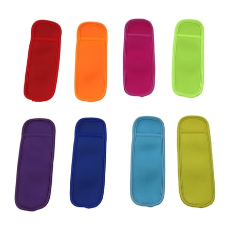 8 Pack Reusable Ice Sleeves: Keep ' Hands Warm & Clean!