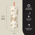thumbnail image 3 of Contigo Streeterville 2.0 Insulated Stainless Steel Tumbler with Straw, 24oz, Oatmilk, 3 of 8