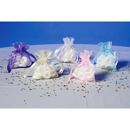 Ivory Organza Favor Bags