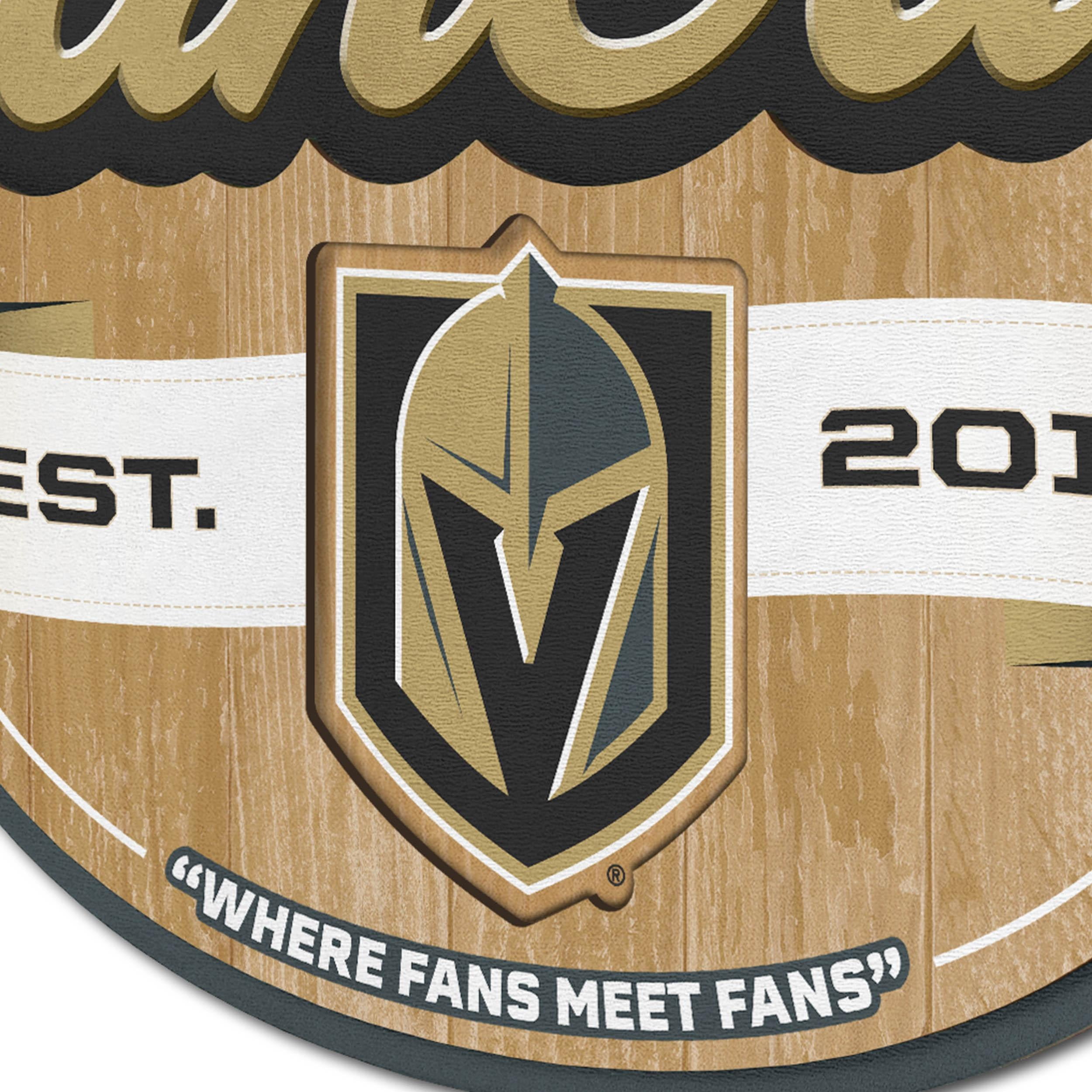 YouTheFan NHL Vegas Golden Knights Fan Cave Sign
