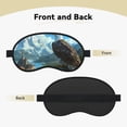 thumbnail image 2 of Salouo Majestic Eagle Over Castle Pattern Eye Masks, 1-Pack Sleep Mask Eye Cover Washable Sleeping Eyeshade Block Sleep Shade Cover Light Reduces Traveling Gifts, 2 of 7