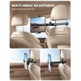 thumbnail image 2 of 3 in 1 Extension Arm Car Headrest Tablet Holder, Adjustable Back Seat Tablet Mount, Road Trip Essentials for Kids, Fits 4.7-11" Devices (iPad Pro/Air/Mini, Galaxy, Fire), 2 of 7