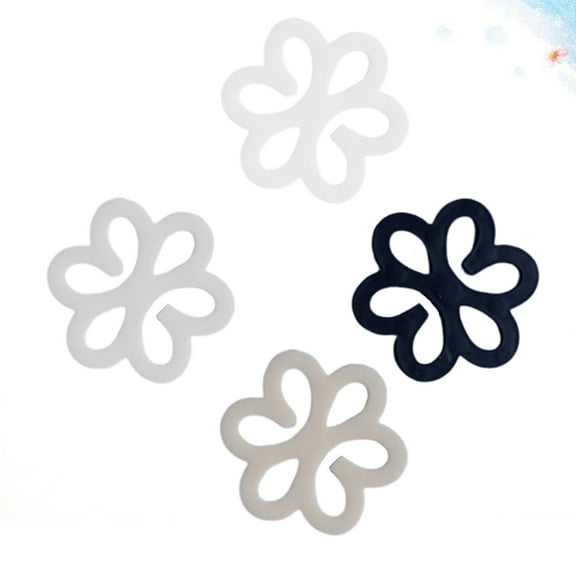 LULULION 12Pcs Lingerie Buckle Strap Clips Bras Fashion Non-slip Plastic White for Home Use